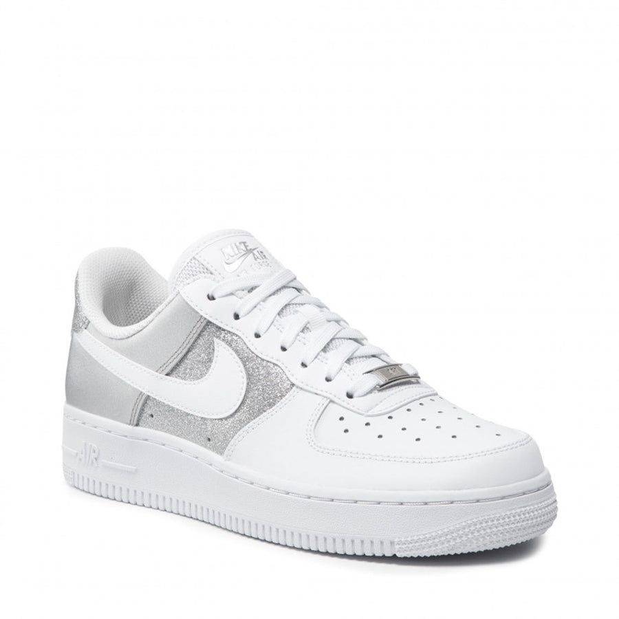 Nike Air Force 1 Low "METALLIC WHITE" Light Up Shoes