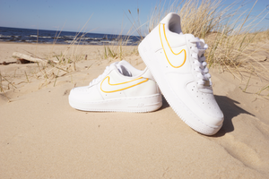 Light Up Nike Air Force 1's '07 YELLOW Mens
