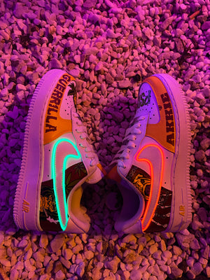 Custom Order Nike Light up Artwork by @Bluz_art